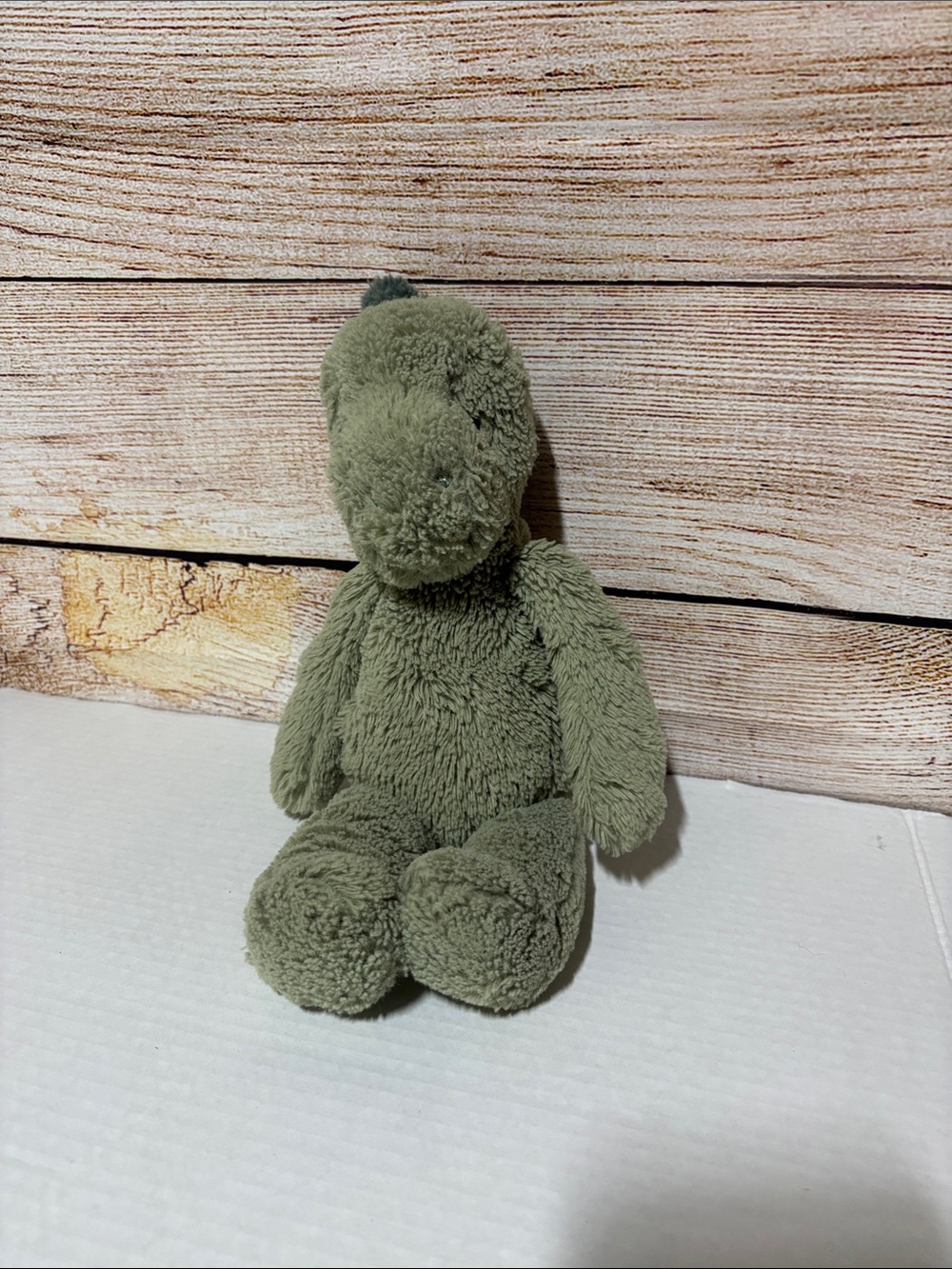 Jellycat Puffles Dinosaur - Medium 12" Green Dino Soft Plush